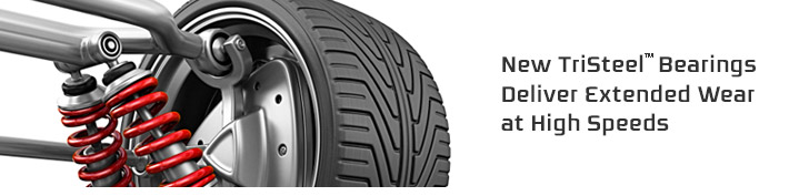New TriSteel Bearings Deliver Extended Wear at High Speeds
