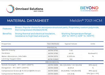 Meldin 7001 Spec Sheet