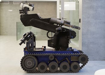 Robotic Tracked Vehicles are Powered by Composite Bearings