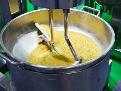 Composite bearings for food mixers