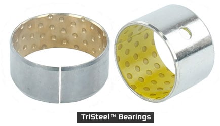 TriSteel Metal-Backed Plastic Bearings