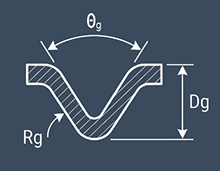 sheave groove dimensions