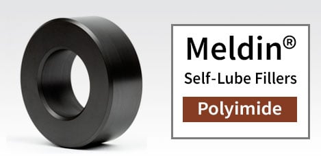 Meldin 7021 filled-polyimide self lubricating bearing