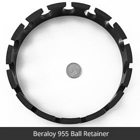 PTFE and MoS2 ball cage