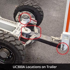 Navy munitions trailer - Ultracomp UC300A bearing locations