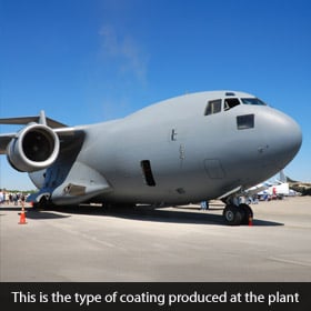 Boeing C-17 - Shows cathodic epoxy electrocoat