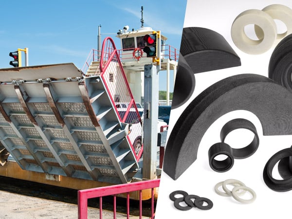 Ultracomp® Self-Lubricating Composite Bearings for Ferry Dock Systems