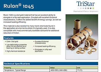 Rulon 1045 Material Data