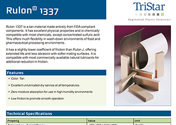Rulon 1337 Material Data