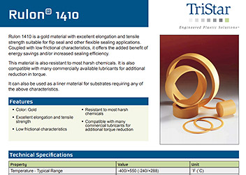 Rulon 1410 Material Data