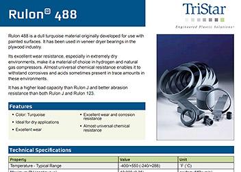 Rulon 488 Material Data
