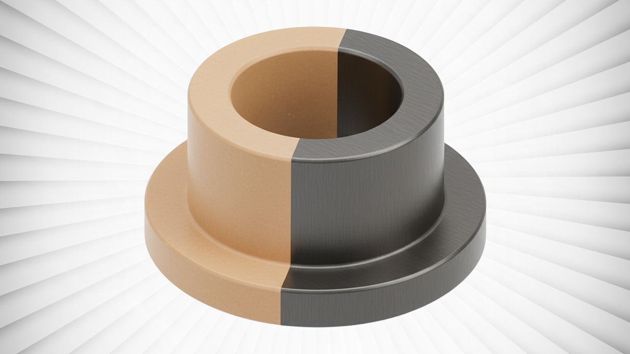 How do plastic bearings compare to standard metal bearings?