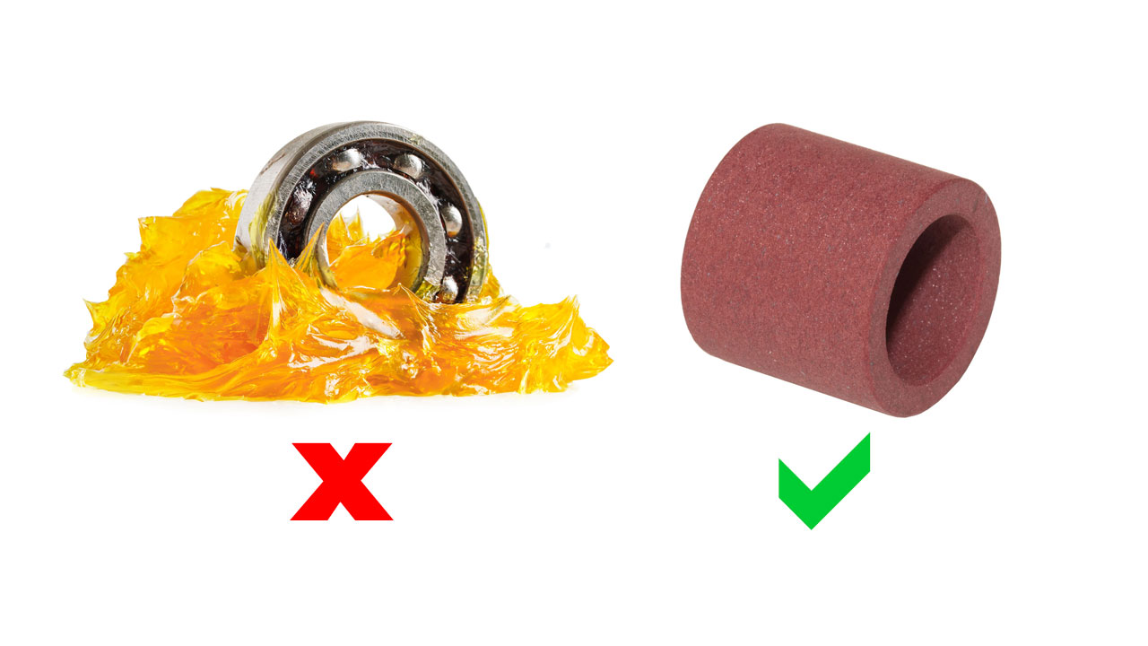 Self-lubricating Bearings vs. Greased, Metal Bearings